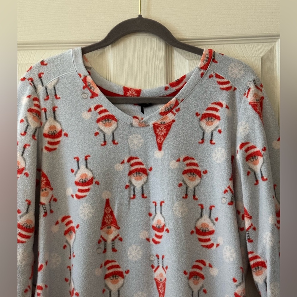 Women’s Cozy Nightgown/Pajama Set with Gnomes by Kensie